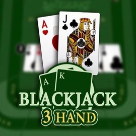 Blackjack 3H (Habanero) online game logo by Habanero on luckywinscasino.eu.com