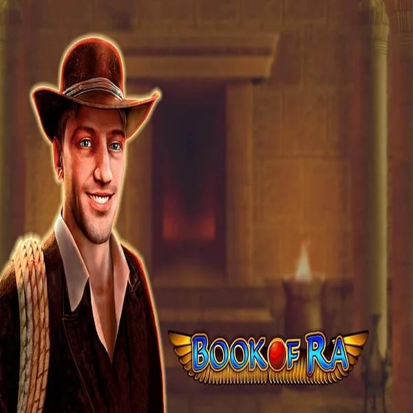 Book of Ra casino game by Greentube – featured logo at LuckyWins Casino