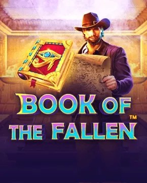 book of the fallen online game logo by Pragmatic Play on luckywinscasino.eu.com