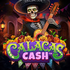 Calacas Cash slot logo by Greentube at LuckyWins Casino