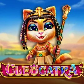 Cleocatra game by Pragmatic Play – logo hosted on LuckyWins Casino