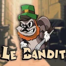 Le Bandit slot logo by Hacksaw Gaming at LuckyWins Casino
