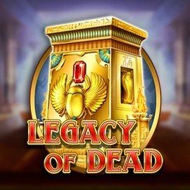 Legacy of Dead slot logo by Play'n GO at LuckyWins CasinoLegacy of Dead