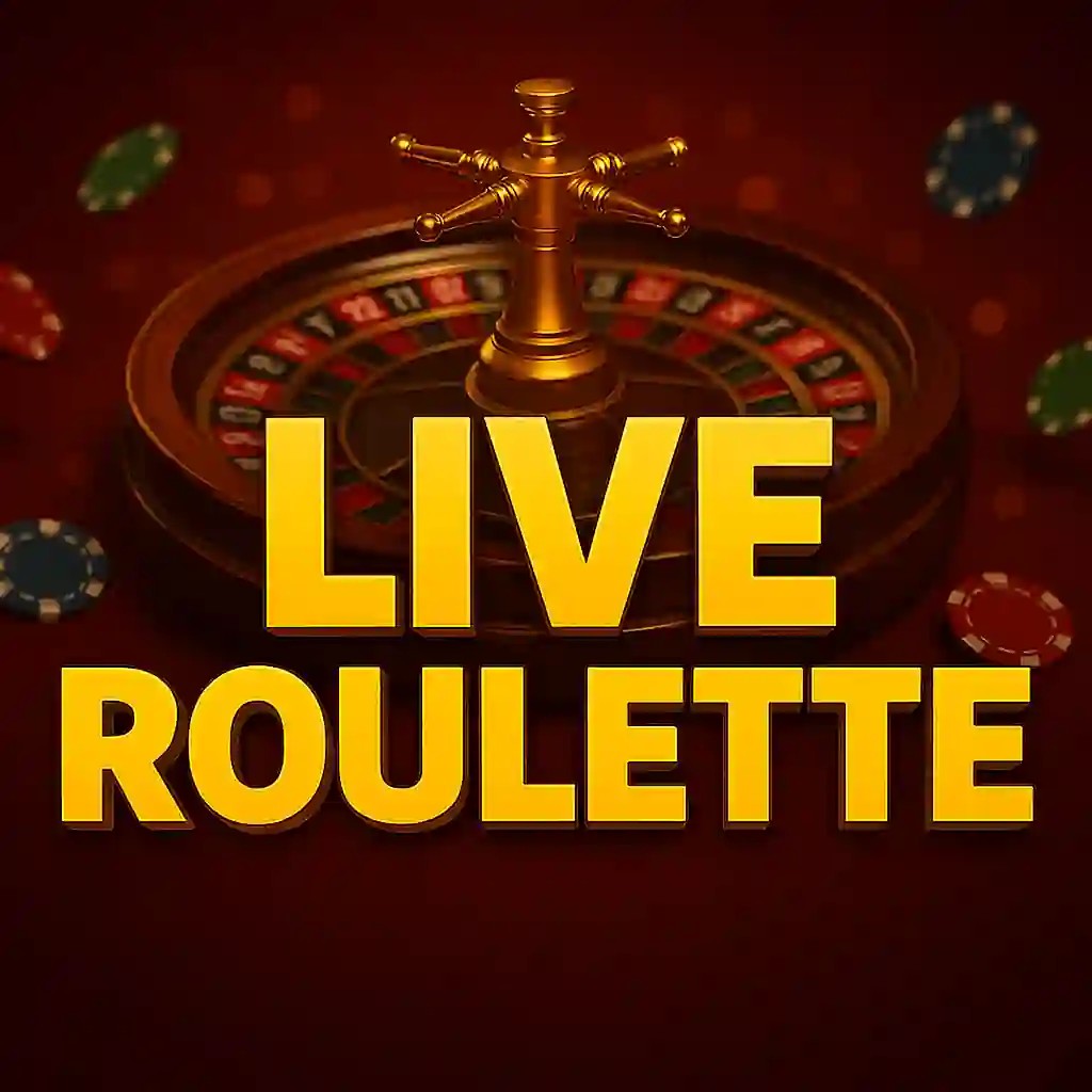Live Roulette casino game by Evolution – featured logo at LuckyWins Casino