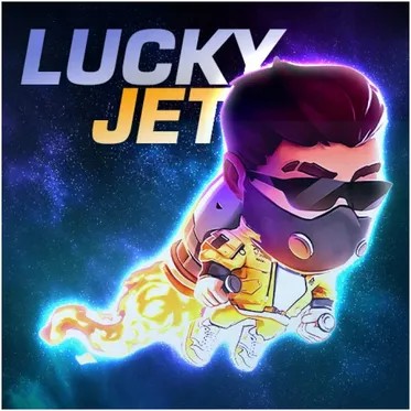 Lucky Jet logo by 1win Games at LuckyWins Casino