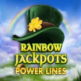 Official Jackpots logo: Rainbow Jackpots Power Lines by Red Tiger Gaming at LuckyWins Casino