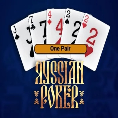 Russian Poker logo – Table Games by OneTouch Games at LuckyWins Casino