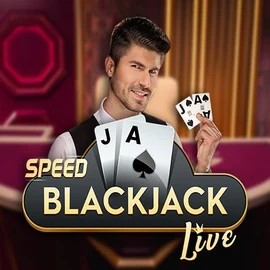 Speed Blackjack game by Pragmatic Play – logo hosted on LuckyWins Casino