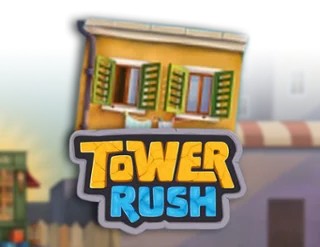 Tower Rush by Galaxsys, showcased at luckywinscasino.eu.com – game logo