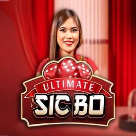 Ultimate Sic Bo slot logo by Ezugi at LuckyWins Casino